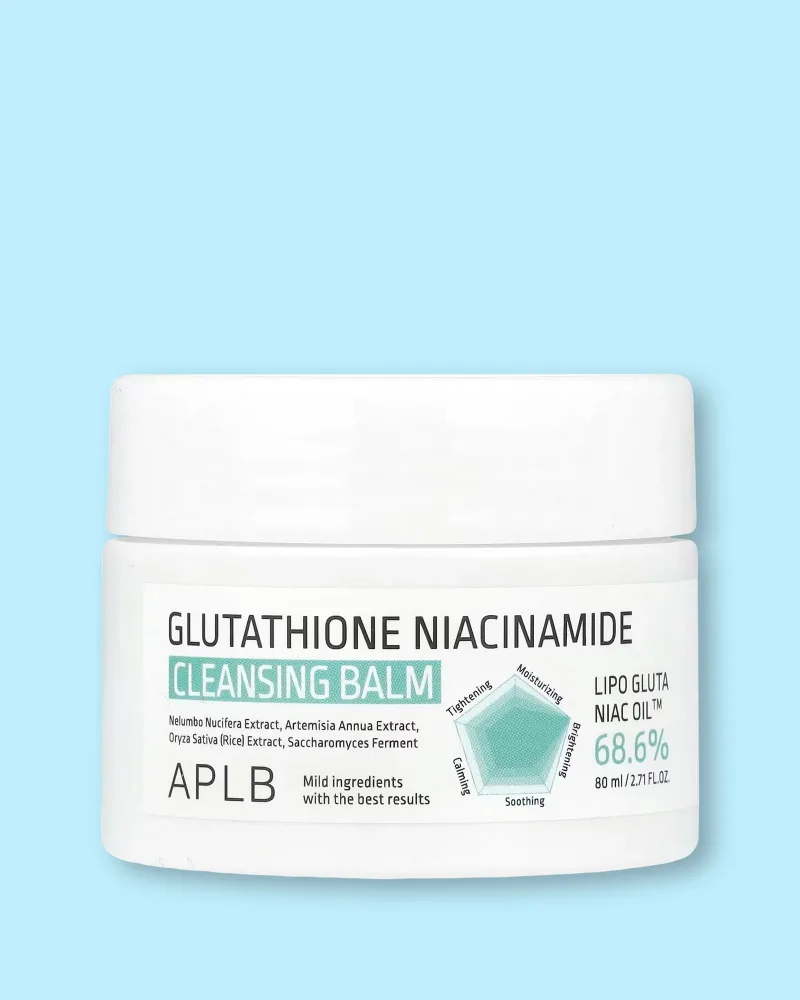 Бальзам для снятия макияжа APLB Glutathione Niacinamide Cleansing Balm с глутатионом и ниацинамидом, 80 мл