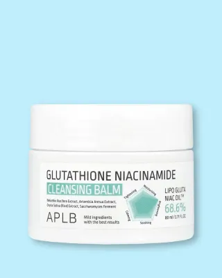 Бальзам для снятия макияжа APLB Glutathione Niacinamide Cleansing Balm с глутатионом и ниацинамидом, 80 мл