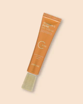 Крем для кожи вокруг глаз Lebelage Vitamin C Pure Eye Cream против тёмных кругов, с витамином C, 40 мл