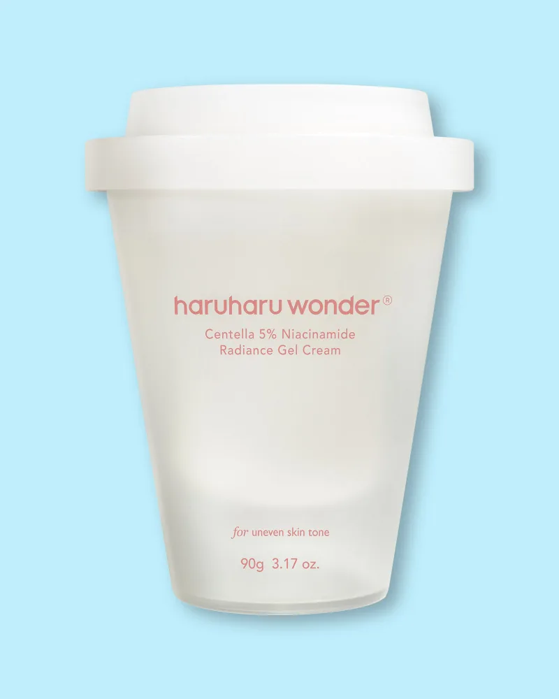 Гель-крем для лица Haruharu Wonder Centella 5% Niacinamide Radiance Gel Cream для сияния, с ниацинамидом, 90 г