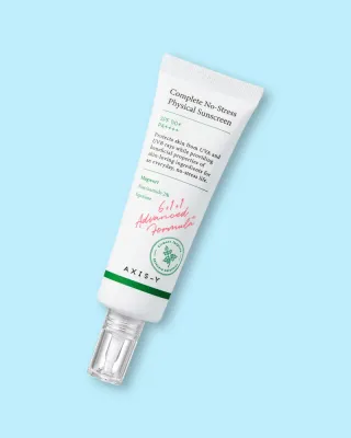 Солнцезащитный крем для лица AXIS-Y Complete No-Stress Physical Sunscreen с физическими фильтрами, SPF 50+, 50 мл