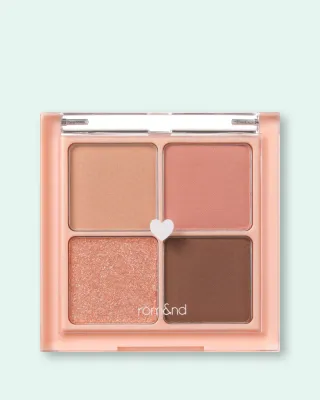 Палетка теней rom&nd Better Than Eyes, 4 оттенка, матовые и блестящие, оттенок 01 Dry Mango Tulip