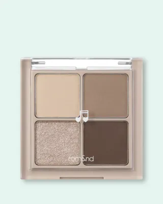 Палетка теней rom&nd Better Than Eyes, 4 оттенка, матовые и блестящие, оттенок M02 Dry Buckwheat Flower
