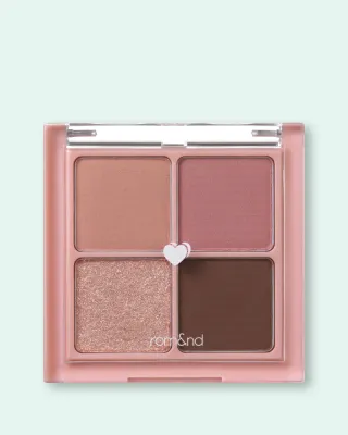 Палетка теней rom&nd Better Than Eyes, 4 оттенка, матовые и блестящие, оттенок 02 Dry Rose