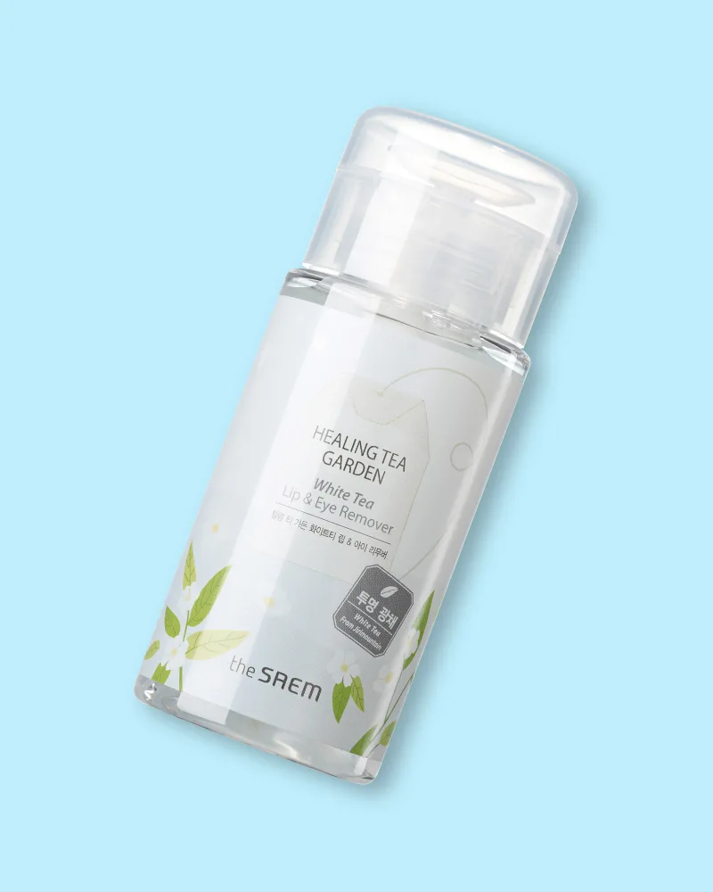 Средство для снятия макияжа с губ и глаз The Saem Healing Tea Garden White Tea Lip & Eyes Remover, 150 мл