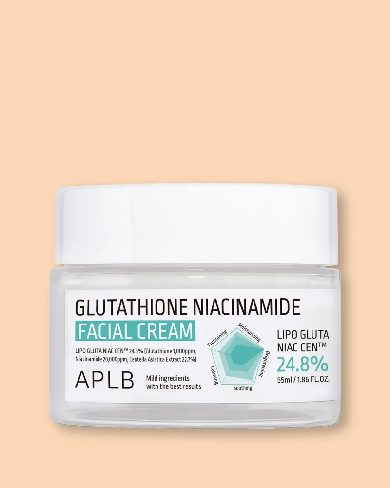 Крем для лица APLB Glutathione Niacinamide Facial Cream с глутатионом и ниацинамидом, 55 мл