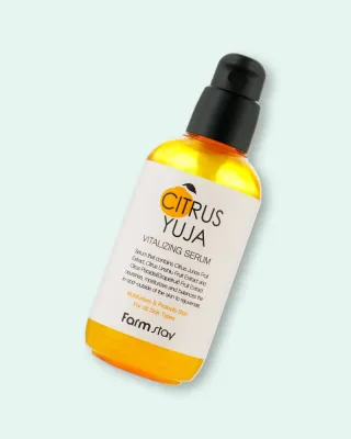 Сыворотка для лица Farmstay Citrus Yuja Vitalizing Serum, осветляющая, освежающая, 100 мл