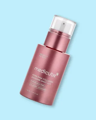 Сыворотка для лица Medicube PDRN Pink Collagen Exosome Shot Serum 2000, с полинуклеотидами, сужает поры, 30 мл