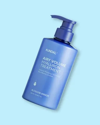 Кондиционер для волос Kundal Airy Volume Hyaluron Treatment Blossom Breeze для объёма, с гиалуроновой кислотой