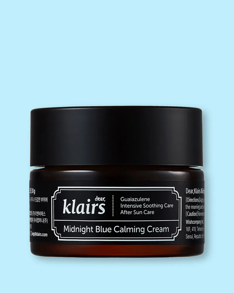 Крем для лица Klairs Midnight Blue Calming Cream, успокаивающий, 30 г