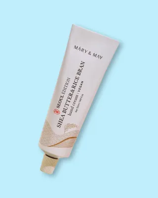Крем для рук Mary & May Shea Butter & Rice Bran, увлажняющий, без отдушек