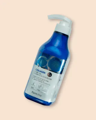 Шампунь-кондиционер Farmstay Collagen Water Full увлажняющий, с коллагеном