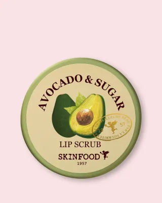Скраб для губ Skinfood Avocado & Sugar Lip Scrub, с маслом авокадо и сахаром, 14 г
