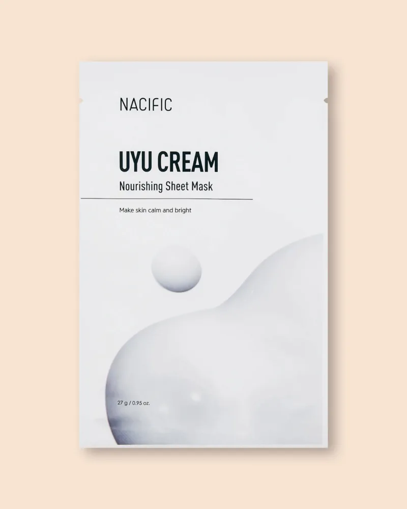 Тканевые маски для лица Nacific UYU Cream Nourishing Mask Pack, с молочными протеинами, 10 шт