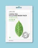 Тканевая маска для лица Lebelage Green Tea Solution Mask, увлажняющая, с зелёным чаем, 23 мл x 10 шт — фото 1