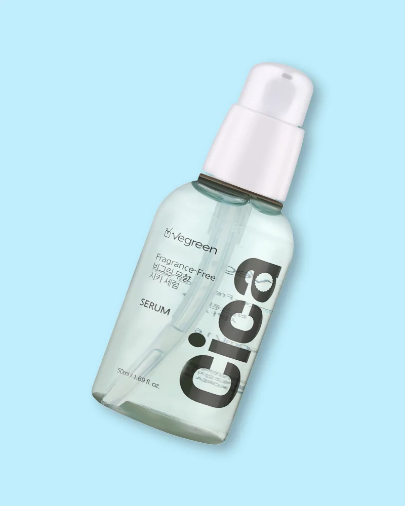 Сыворотка для лица Vegreen Fragrance-free Cica Serum, с центеллой, для чувствительной кожи, 50 мл