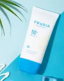 Солнцезащитная эссенция для лица Frudia Ultra UV Shield Sun Essence, кремовая, 50 г — фото 5