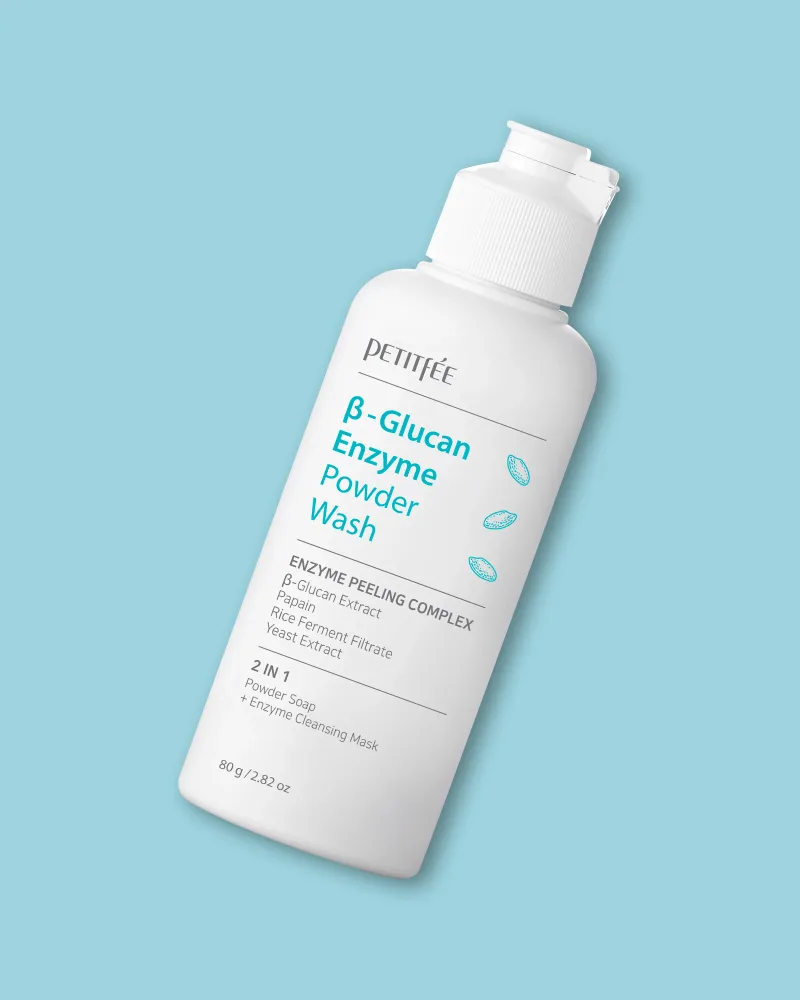 Энзимная пудра для умывания Petitfee & Koelf Beta-Glucan Enzyme Powder Wash с бета-глюканом, для чувствительной кожи, 80 г