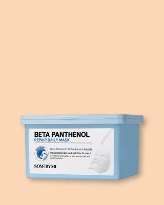 Тканевые маски для лица Some By Mi Beta Panthenol Repair Daily Mask, с пантенолом, восстанавливающие, 30 шт