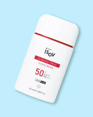 Солнцезащитный крем для лица Isov UV Block с пептидами, SPF 50, 50 мл