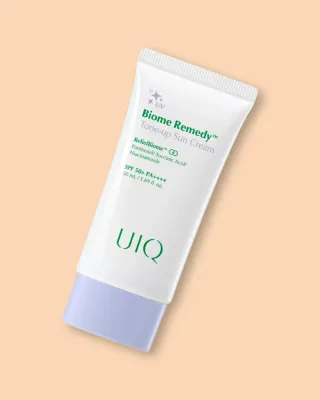 Солнцезащитный крем для лица UIQ Biome Remedy Tone-Up Sun Cream Purple SPF 50+ PA++++, тонирующий, 50 мл