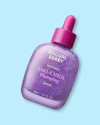 Сыворотка для лица Eqqualberry Bakuchiol Plumping Serum, с бакучиолом, антивозрастная, для чувствительной кожи, 30 мл