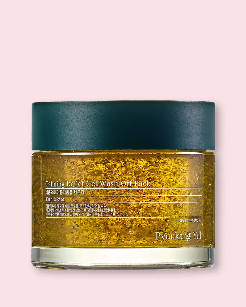 Смываемая гелевая маска для лица Pyunkang Yul Calming Relief Gel Wash Off Pack успокаивающая, для чувствительной кожи, 100 г