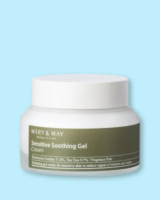 Крем-гель для лица Mary & May Sensitive Soothing Gel Cream успокаивающий, для кожи, склонной к акне, 70 г