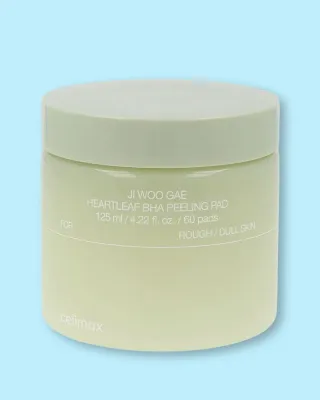 Пэды для лица Celimax Ji Woo Gae Heartleaf BHA Peeling Pad отшелушивающие, с хауттюйнией, 60 шт, 125 мл