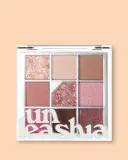 Палетка теней Unleashia Glitterpedia Eye Palette, 9 оттенков, блестящие и матовые, оттенок 05 All Of Dusty Rose — фото 1