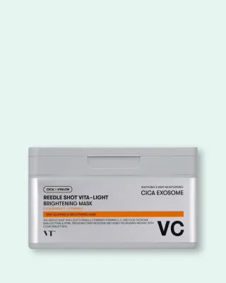 Тканевая маска для лица VT Cosmetics Reedle Shot Vita-Light Brightening Mask, с витамином C, осветляющая