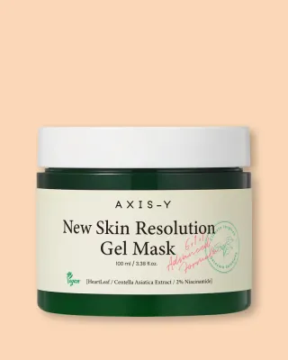 Гелевая маска для лица Axis-Y New Skin Resolution Gel Mask успокаивающая, осветляющая, 100 мл