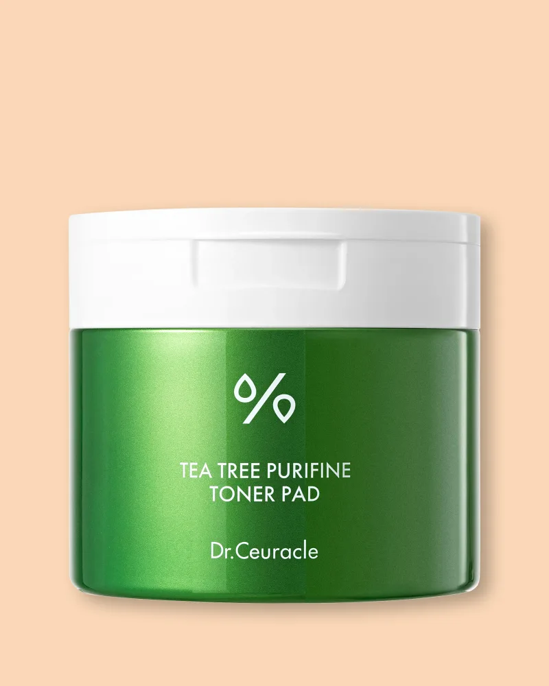 Пэды для лица Dr. Ceuracle Tea Tree Purifine Toner Pad тонизирующие, с чайным деревом, 160 мл, 60 шт