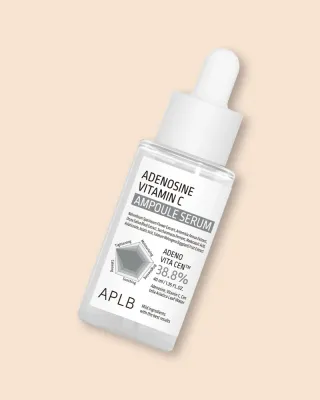 Ампульная сыворотка для лица APLB Adenosine Vitamin C Ampoule Serum с аденозином и витамином C, для сияния, 40 мл