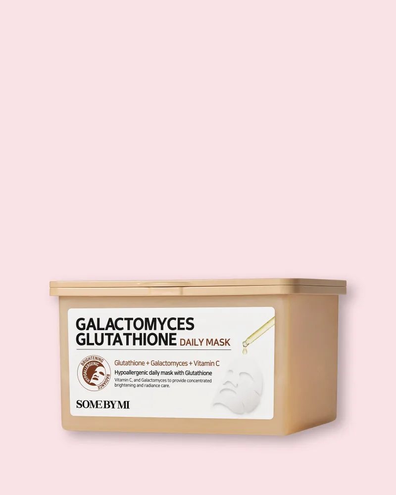 Тканевые маски для лица Some By Mi Galactomyces Glutathione Daily Mask, с глутатионом, для сияния, 30 шт