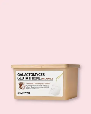 Тканевые маски для лица Some By Mi Galactomyces Glutathione Daily Mask, с глутатионом, для сияния, 30 шт