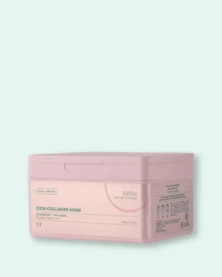 Тканевая маска для лица VT Cosmetics Cica Collagen Mask, с центеллой и коллагеном, успокаивающая