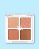 Палетка теней Milk Touch Be My First Eye Palette, 4 оттенка, оттенок Coral Mood Date — фото 1
