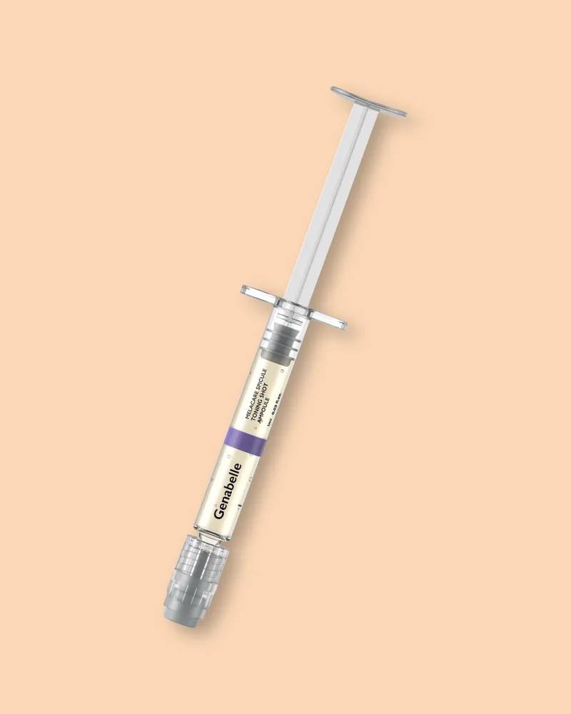Сыворотка-шот для лица Genabelle Melacare Spicule Toning Shot, против пигментных пятен и постакне, 1 мл * 3 шт