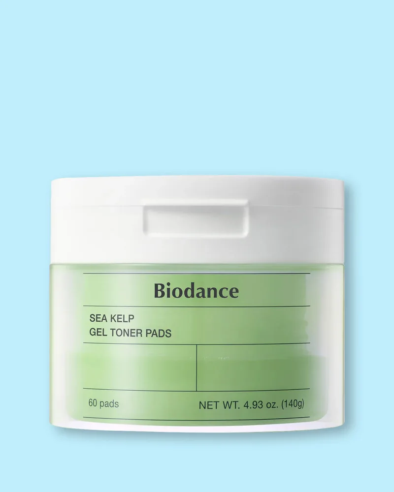 Пэды для лица Biodance Sea Kelp Gel Toner Pads успокаивающие, с морскими водорослями, 60 шт
