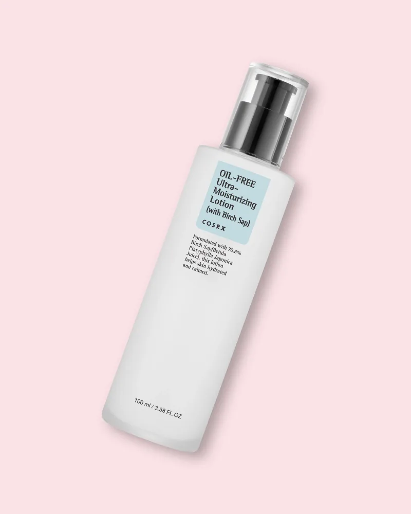 Лосьон для лица COSRX Oil Free Ultra Moisturizing Lotion увлажняющий, с берёзовым соком, 100 мл