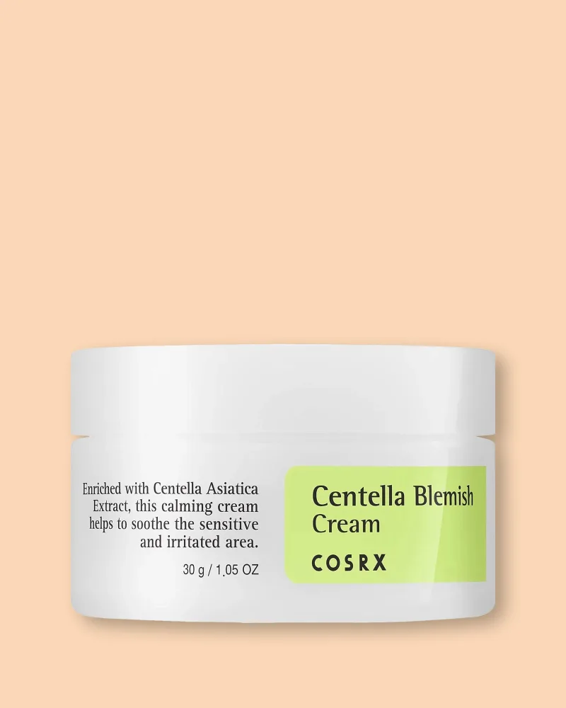 Крем для лица COSRX Centella Blemish Cream, с центеллой, для чувствительной кожи, 30 мл
