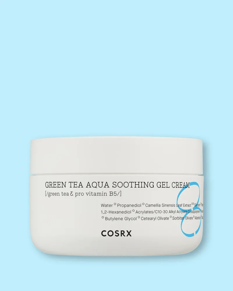 Крем-гель для лица COSRX Hydrium Green Tea Aqua Soothing Gel Cream, успокаивающий, с зелёным чаем, 50 мл