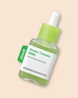 Ампула для лица Sungboon Editor Green Tomato NMN Pore Minimizing Ampoule, сужающая поры, лифтинг, 40 мл
