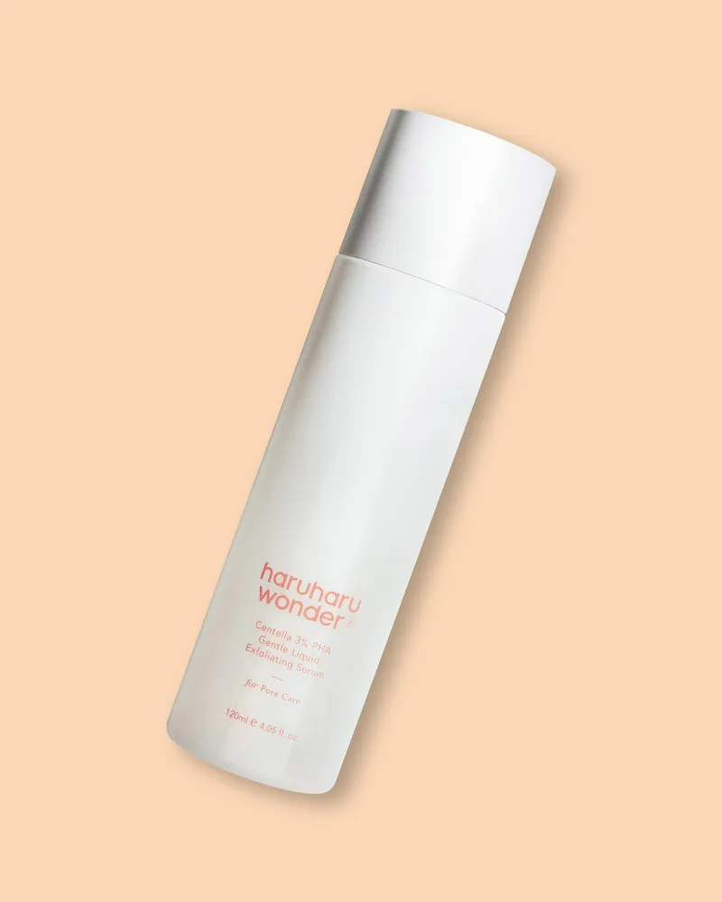 Сыворотка для лица Haruharu Wonder Centella 3% PHA Gentle Liquid Exfoliating Serum, отшелушивающая, для жирной кожи, 120 мл