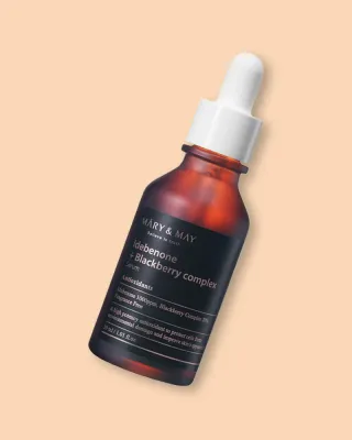 Сыворотка для лица Mary & May Idebenone + Blackberry Complex Serum, с идебеноном, 30 мл
