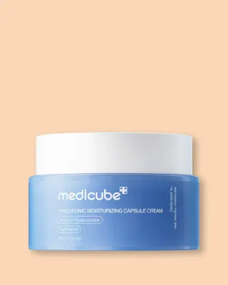 Капсульный крем для лица Medicube Hyaluronic Moisturizing Capsule Cream увлажняющий, с гиалуроновой кислотой, 55 г
