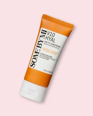 Солнцезащитный крем для лица Some By Mi V10 Hyal Airfit Sun Screen, с витаминами и гиалуроновой кислотой, 50 мл
