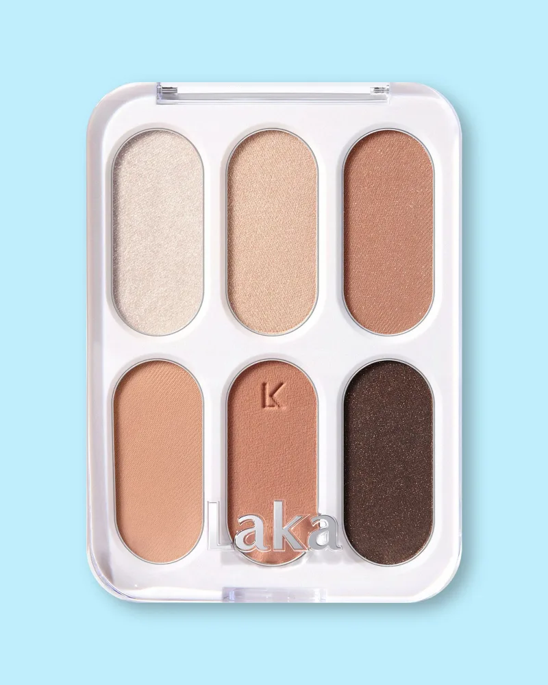 Палетка теней Laka Forever6 Eye Palette, 6 оттенков, оттенок 04 Tan Peach
