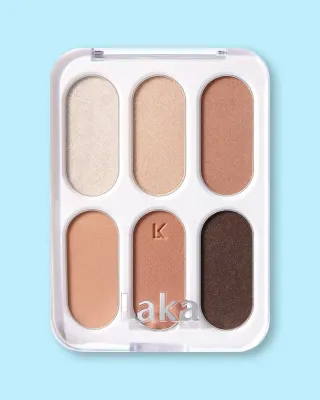 Палетка теней Laka Forever6 Eye Palette, 6 оттенков, оттенок 04 Tan Peach